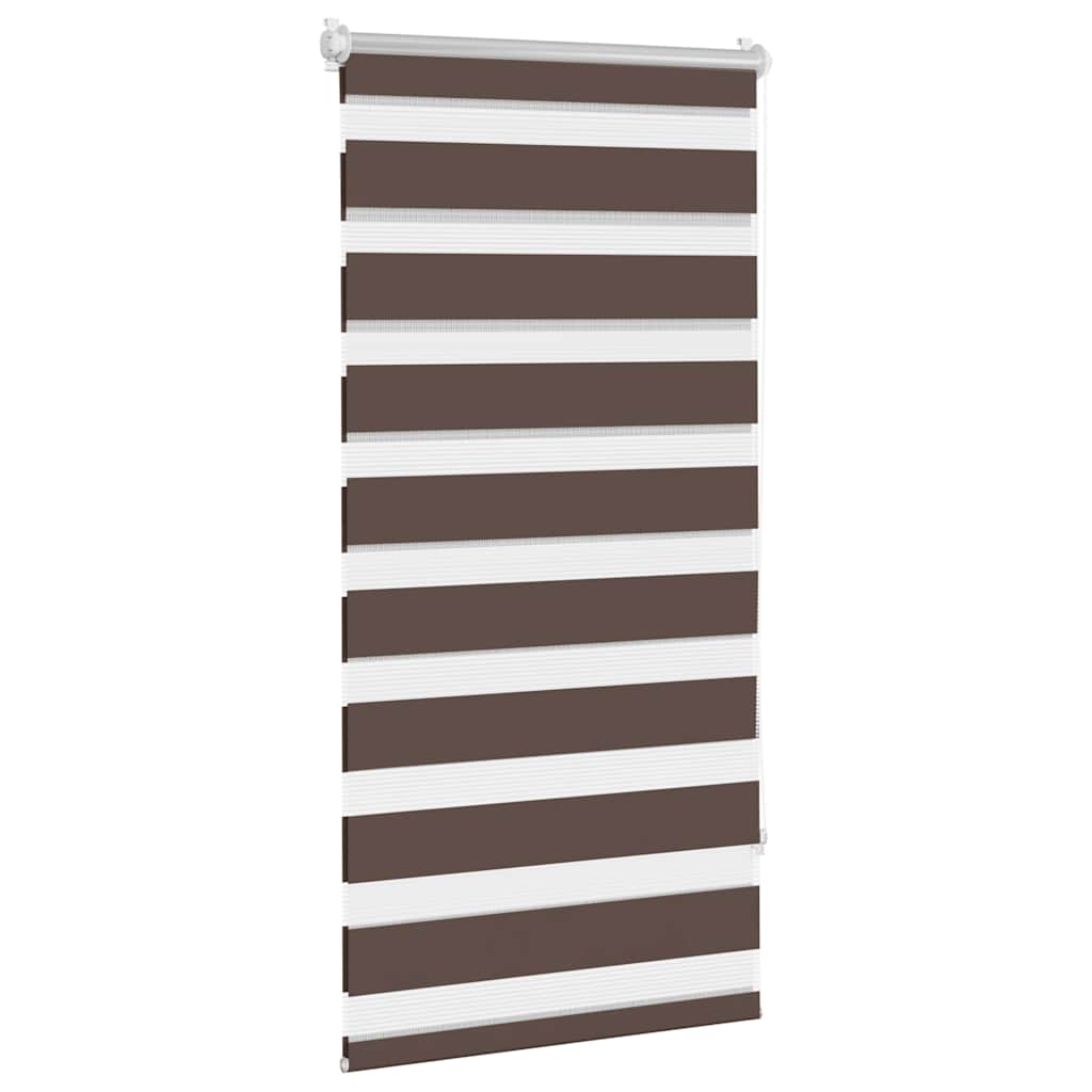 Zebra roló 80,9 x 150 cm, szövetszélesség 76,7 cm, kávébarna