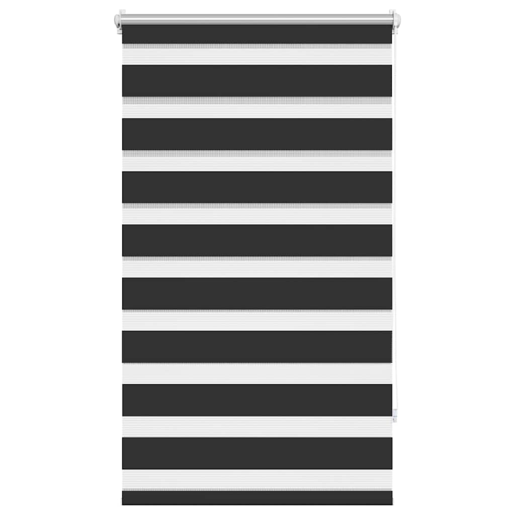 fekete zebra roló 90,9 x 150 cm szövetszélesség 86,7 cm