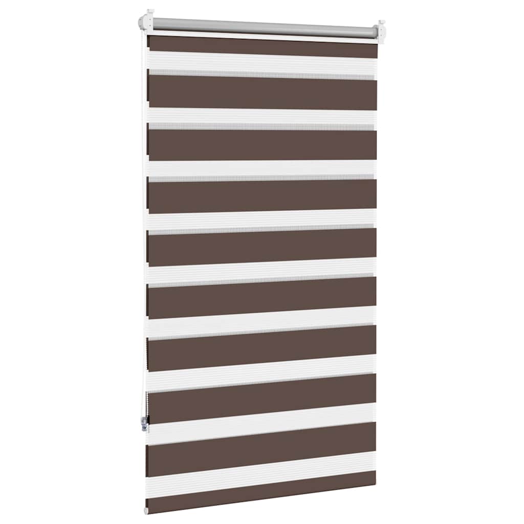 Zebra roló 90,9 x 150 cm, szövetszélesség 86,7 cm, kávébarna