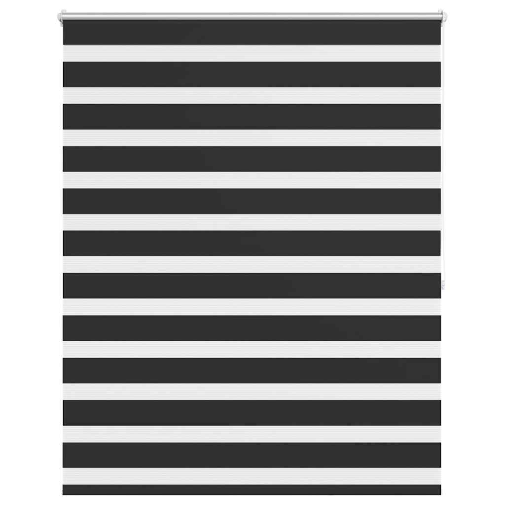 fekete zebra roló 120,9 x 175 cm szövetszélesség 116,7 cm