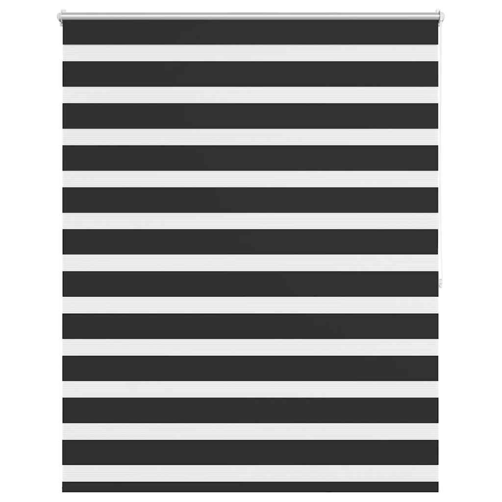 fekete zebra roló 140,9 x 175 cm szövetszélesség 136,7 cm
