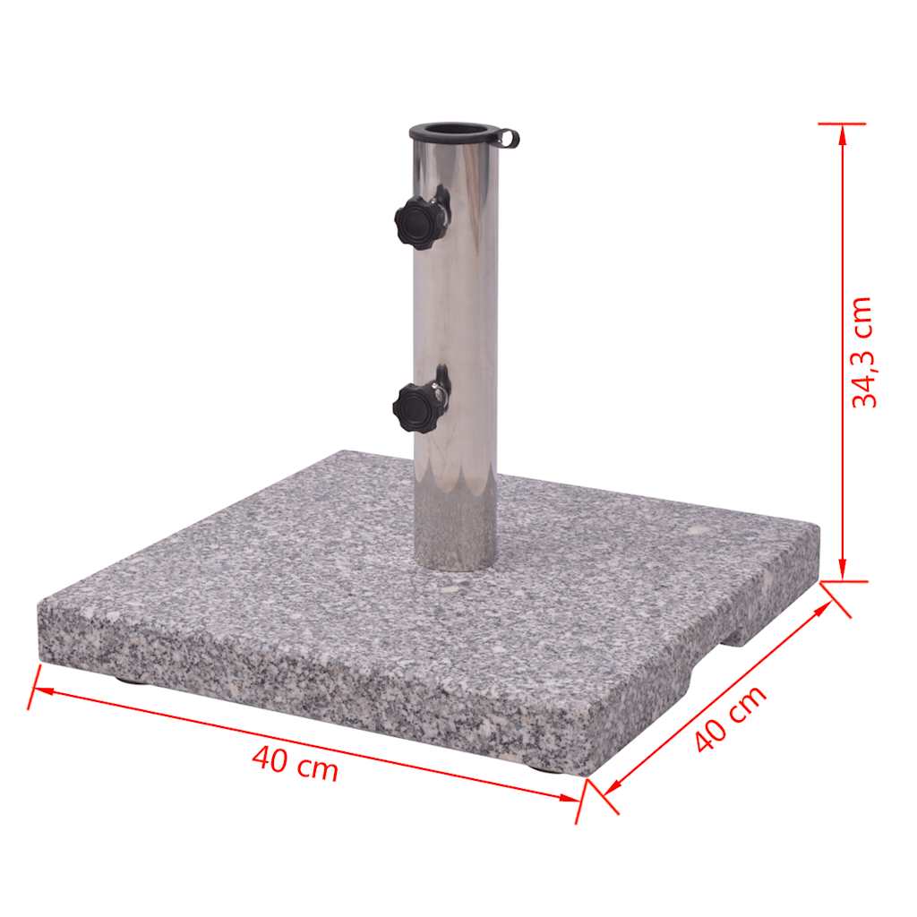 Gránit Napernyő Base Esernyőtartó 20kg