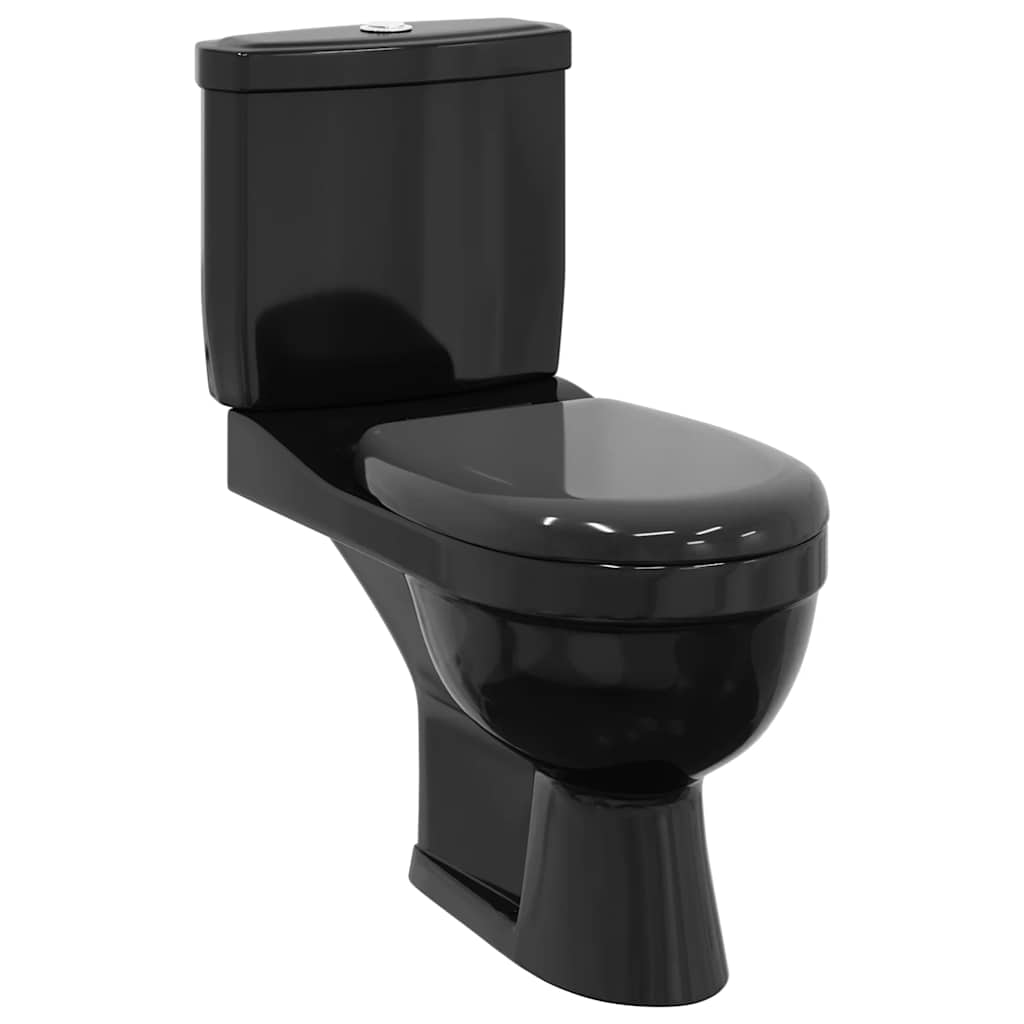 fekete WC tartállyal