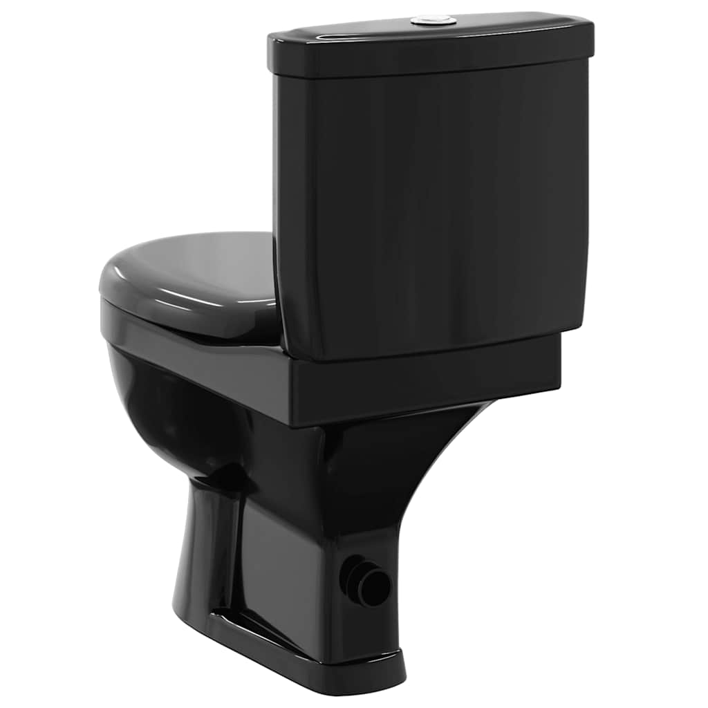 fekete WC tartállyal