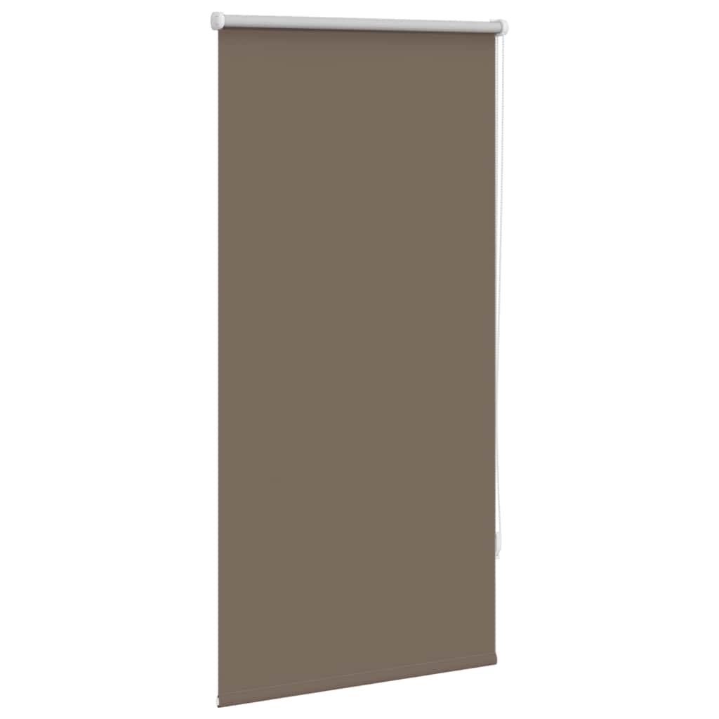 sötétítő roló, szövetből készült, 64,4 x 120 cm, szélessége 60 cm, kávébarna