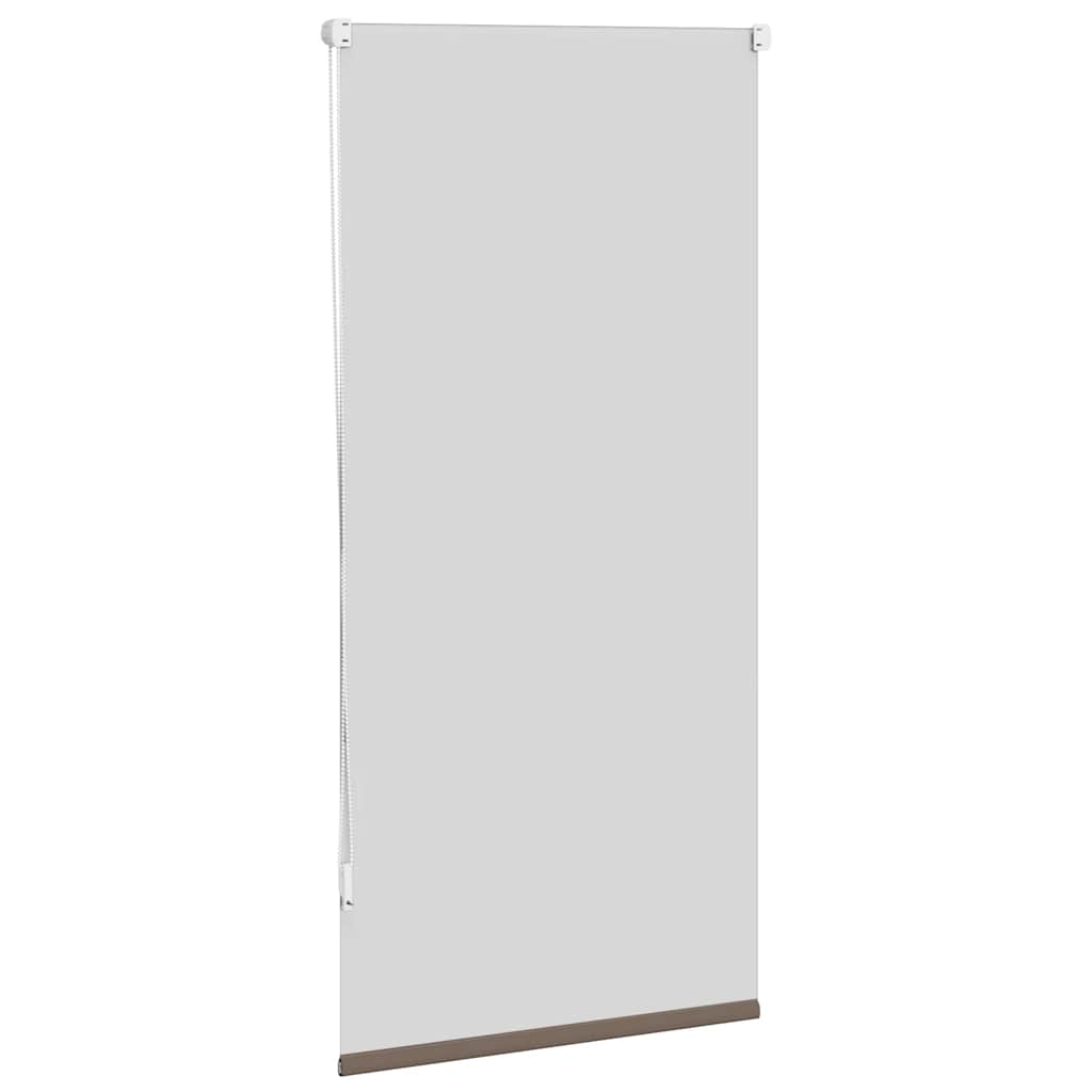 sötétítő roló, szövetből készült, 64,4 x 120 cm, szélessége 60 cm, kávébarna