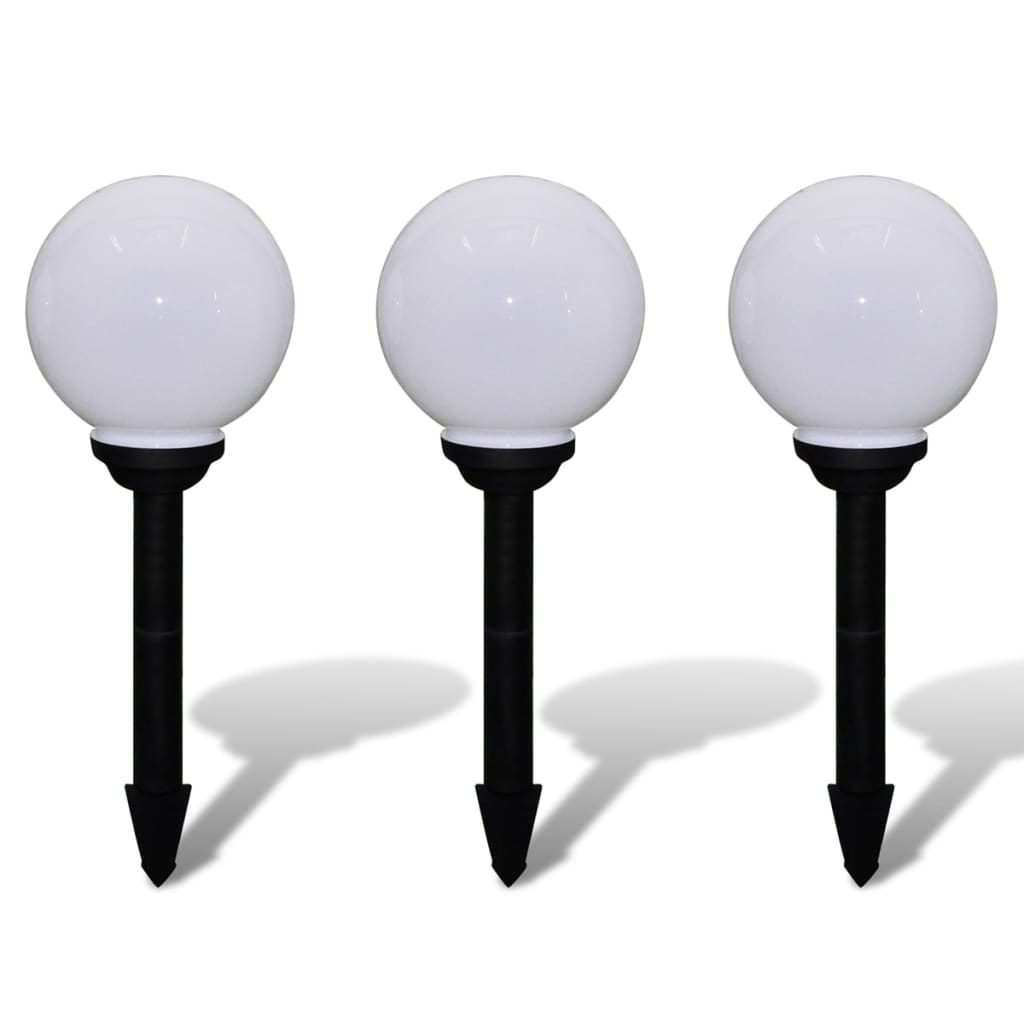 3 db kültéri tüske ösvény LED-es lámpa 20 cm