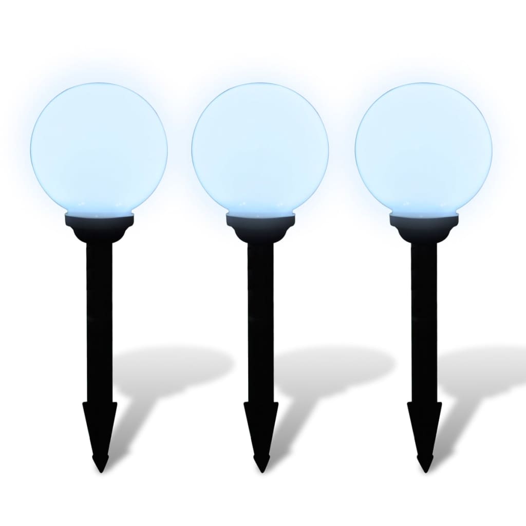 3 db kültéri tüske ösvény LED-es lámpa 20 cm