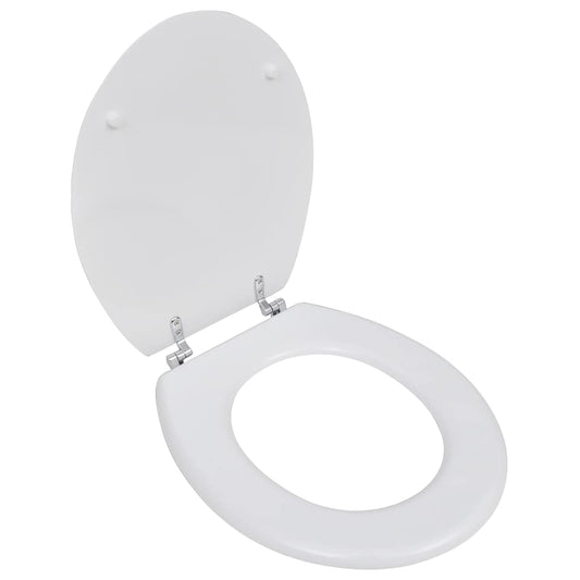 egyszerű tervezésű fehér MDF WC-ülőke