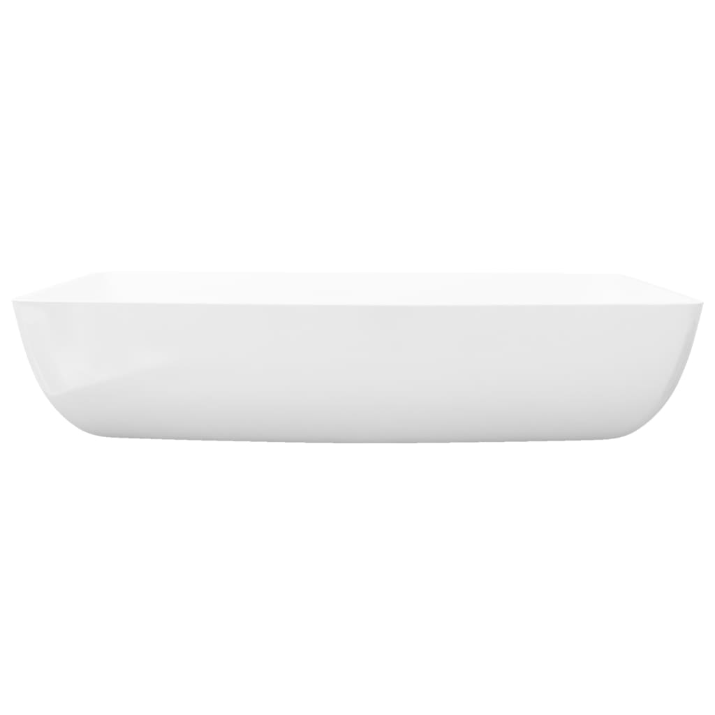 Luxus Kerámia Mosdó Négyszögletű Mosogató Fehér 71 x 39 cm