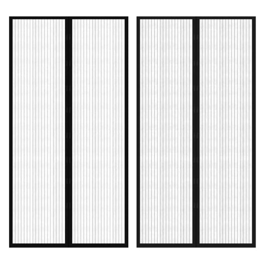Rovar Ajtó Függöny Tépőzáras Szalaggal Ellátott 210x100 cm 2 db