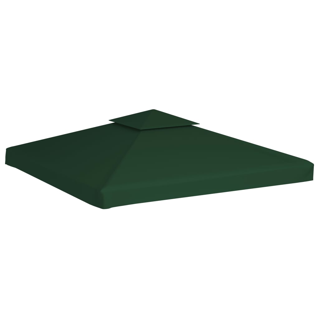 zöld csere pavilon ponyvatető 310 g/m² 3 x 3 m