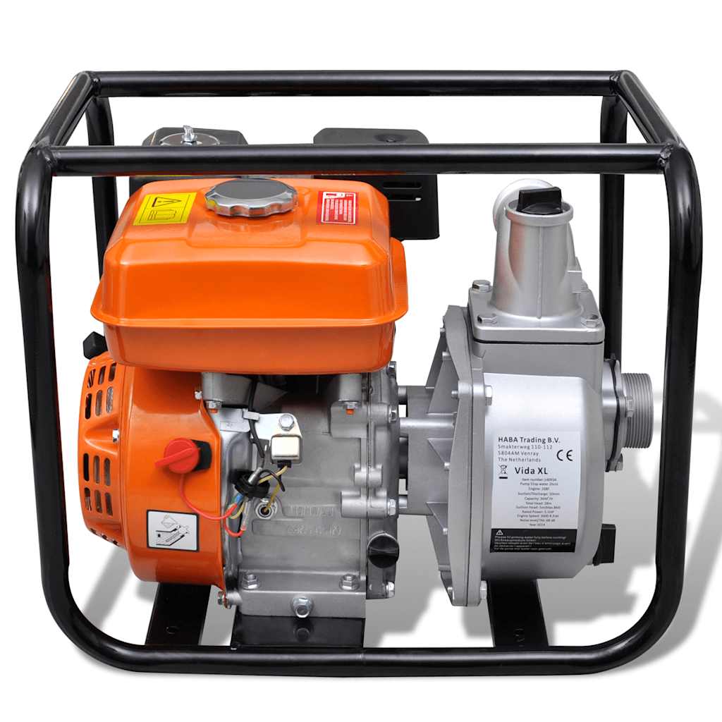 benzinmotoros vízszivattyú 4800 W-os csatlakozással 50 mm
