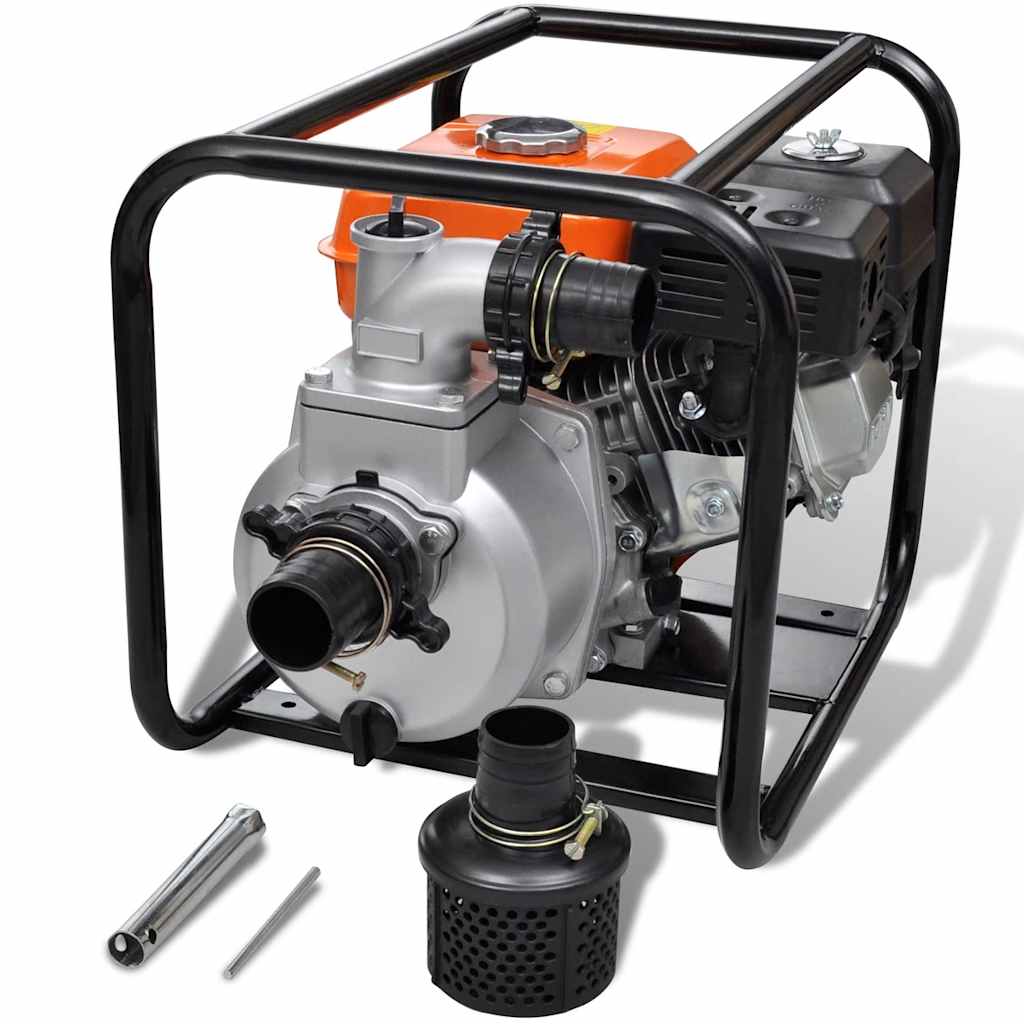 Benzinmotoros vízszivattyú 4800 W-os csatlakozással 80 mm