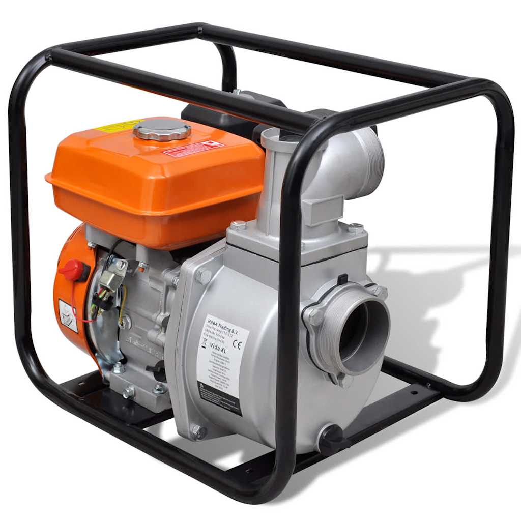 Benzinmotoros vízszivattyú 4800 W-os csatlakozással 80 mm