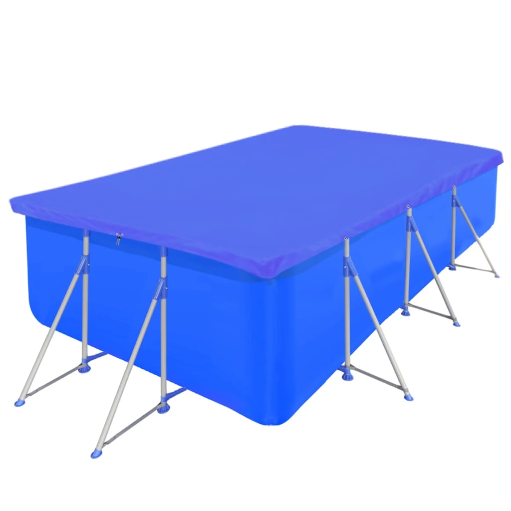 négyszögletes PE medencetakaró 90 g/m² 394 x 207 cm
