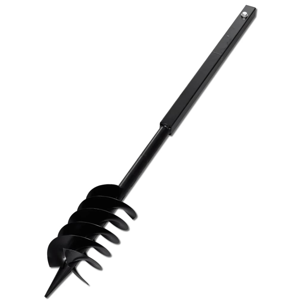 Kézi Föld Fúró Auger Bit 150 mm Dupla Spirállal Fekete