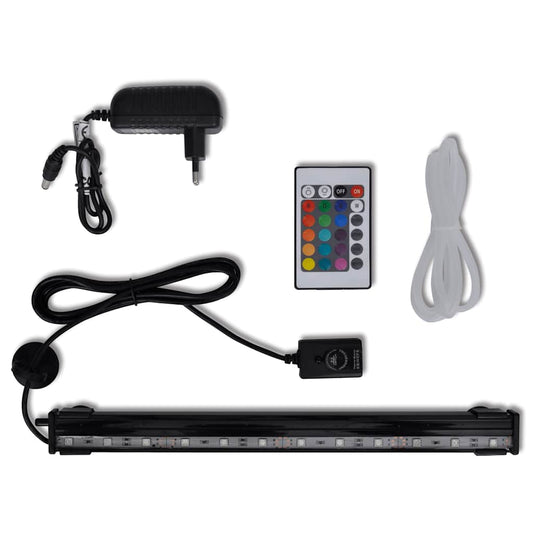 Vízalatti LED-es RGB buborékos akváriumlámpa 32 cm
