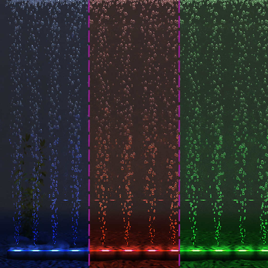 LED-es RGB buborékos akváriumlámpa 107 cm