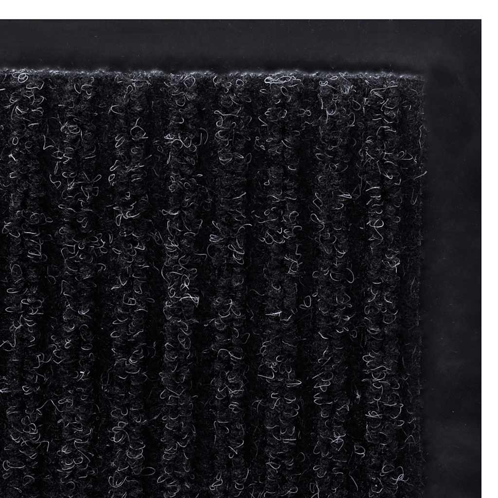 fekete PVC Lábtörlő 120 x 180 cm