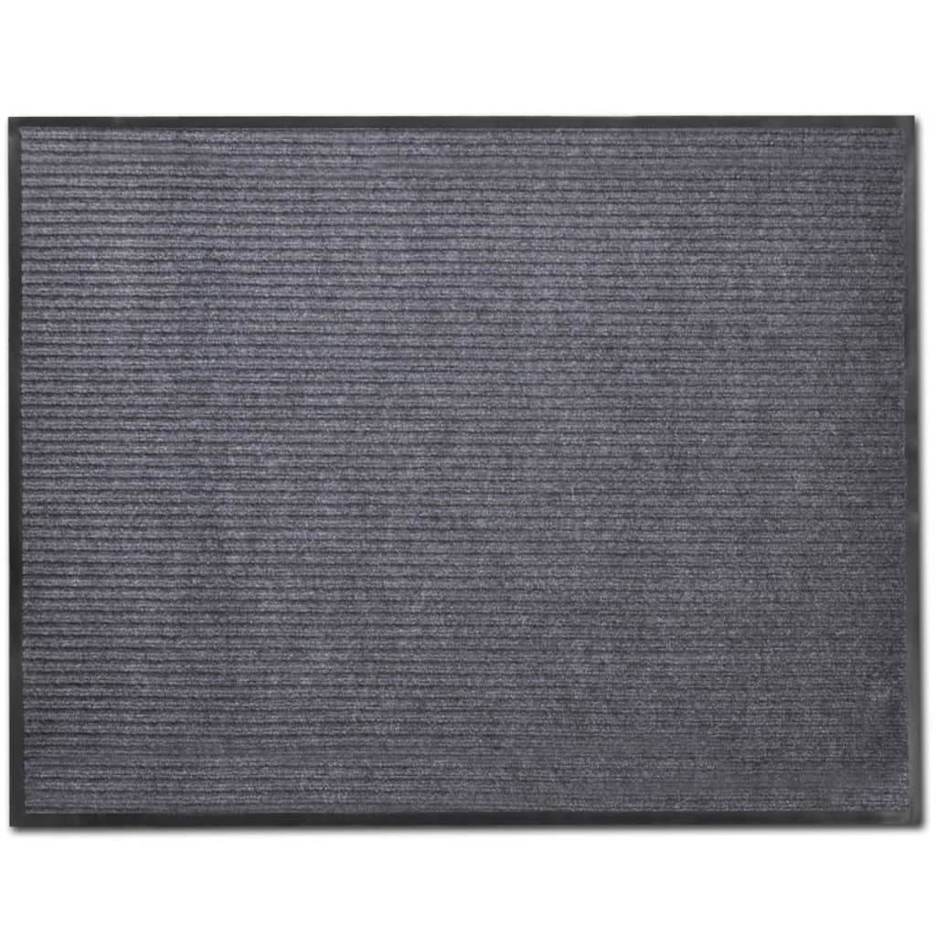 szürke PVC lábtörlő 90 x 120 cm