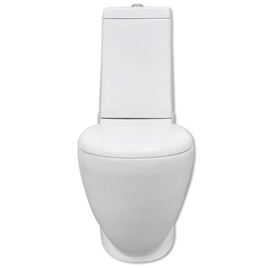 Fehér kerámia WC és bidé szett