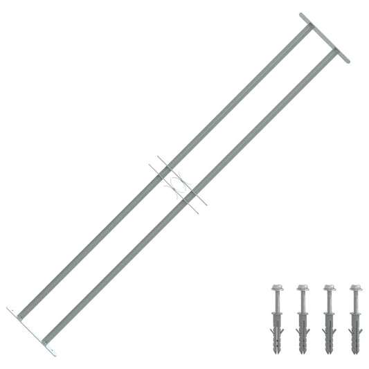 2 keresztrudas állítható biztonsági rács ablakra 1000-1500 mm