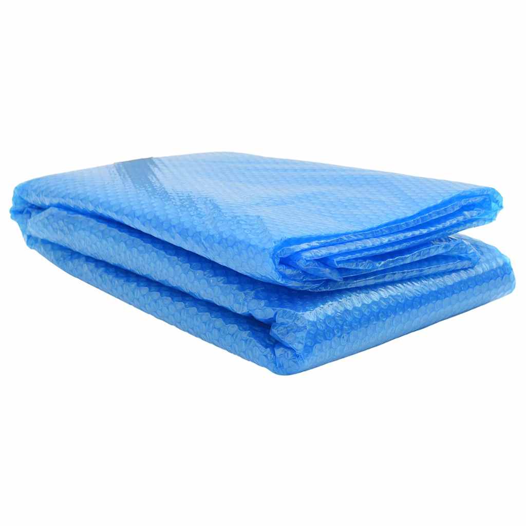 Négyszögletes medence borító 450 x 220 cm-es PE kék