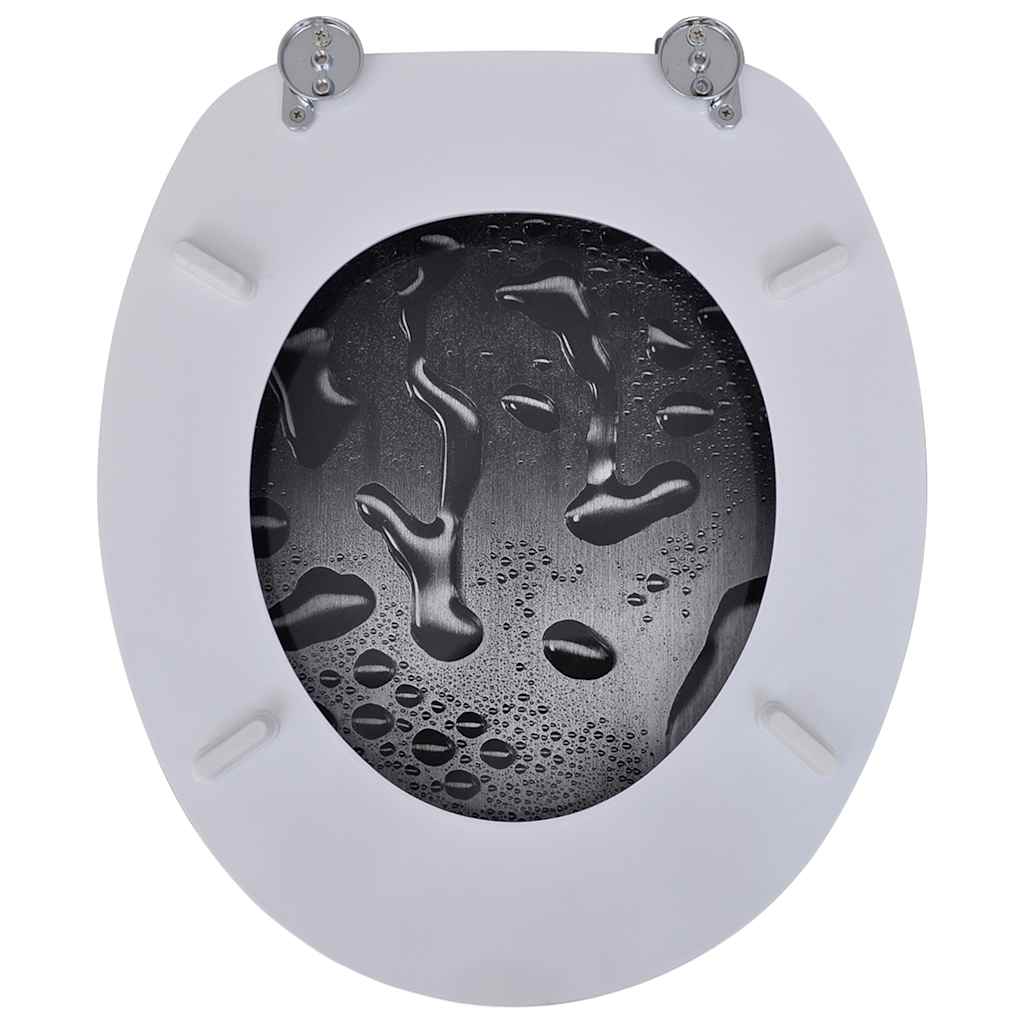 WC Ülőke MDF víz csepp tervezés