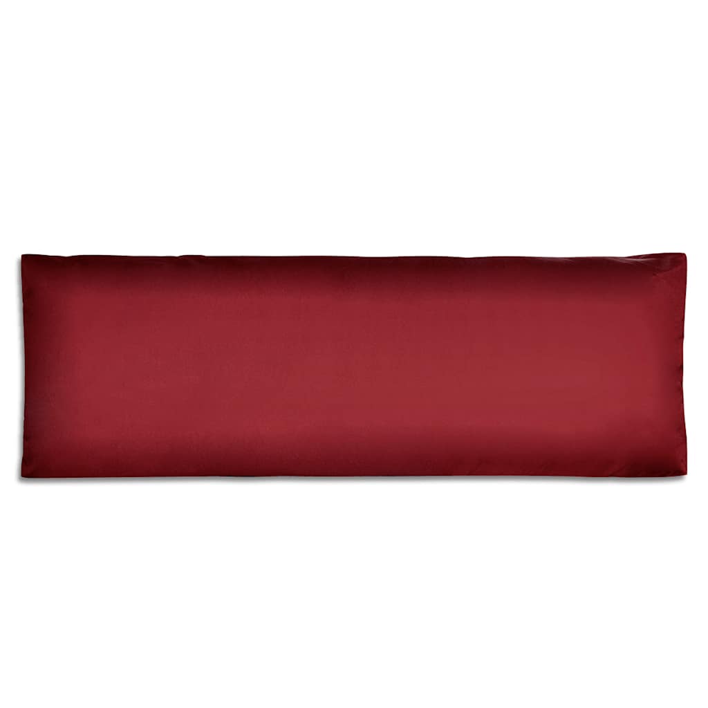 vörösbor színű kárpitozott hátpárna 120 x 40 x 10 cm