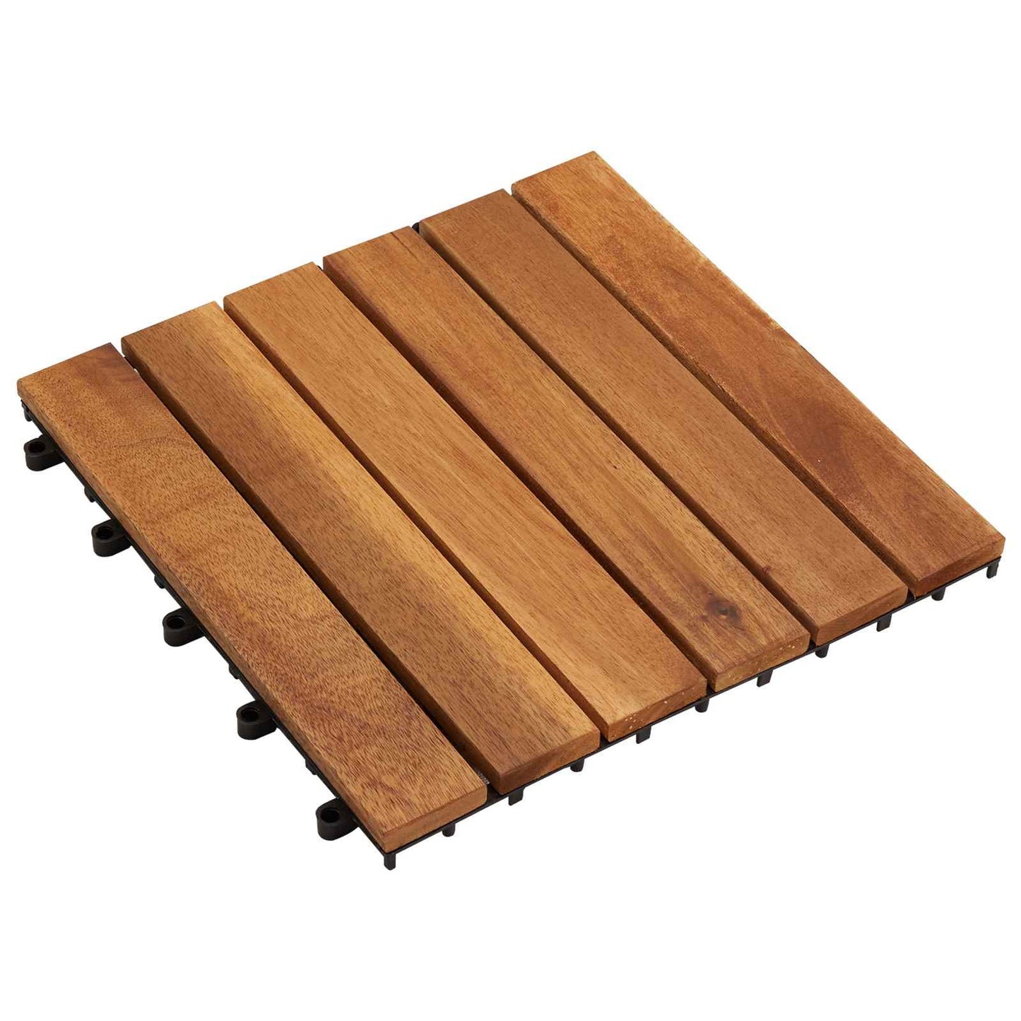 Faszegély járólap 10 pcs Barna 30 x 30 cm Akácfa