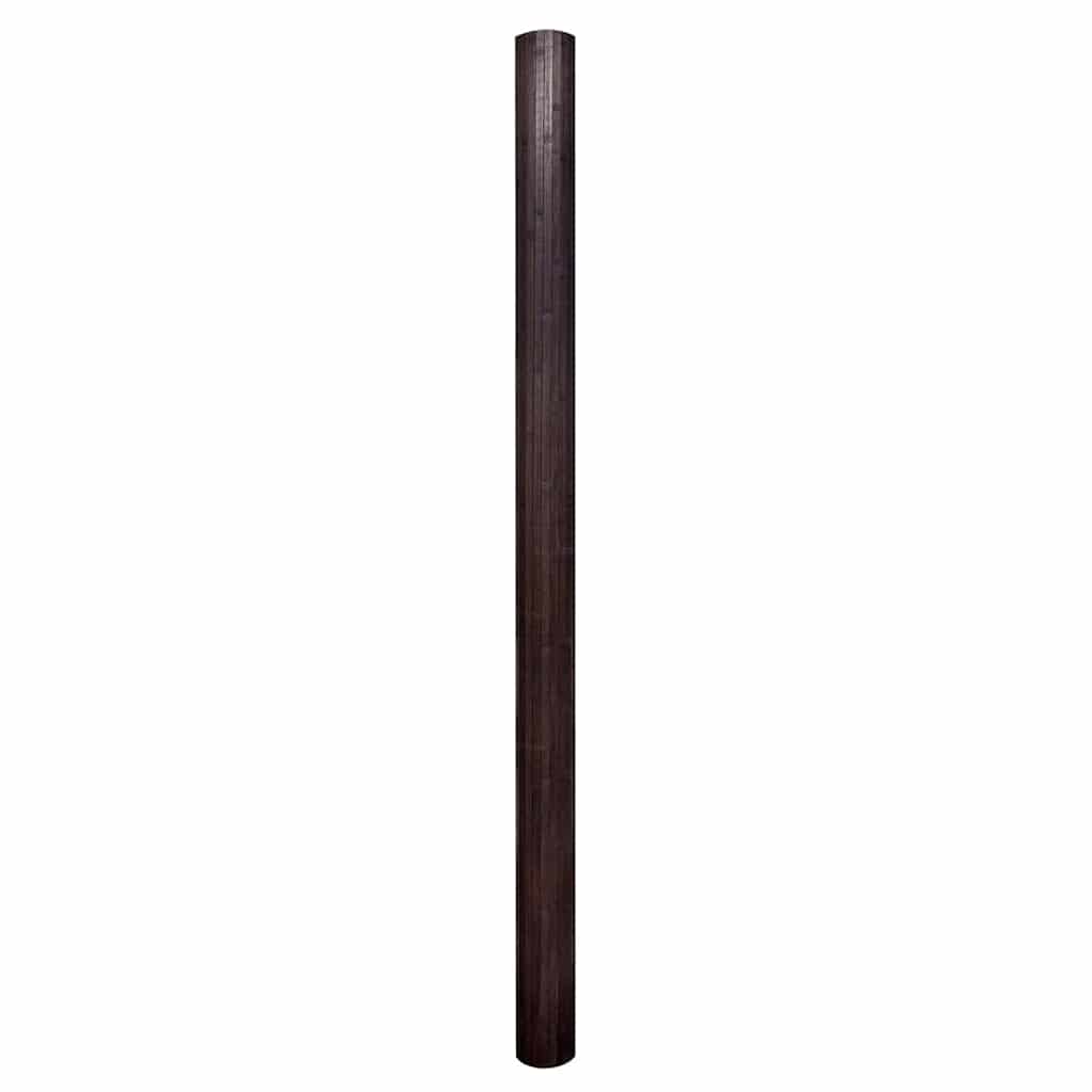 sötétbarna bambusz paraván szélessége 250 cm magassága 165 cm