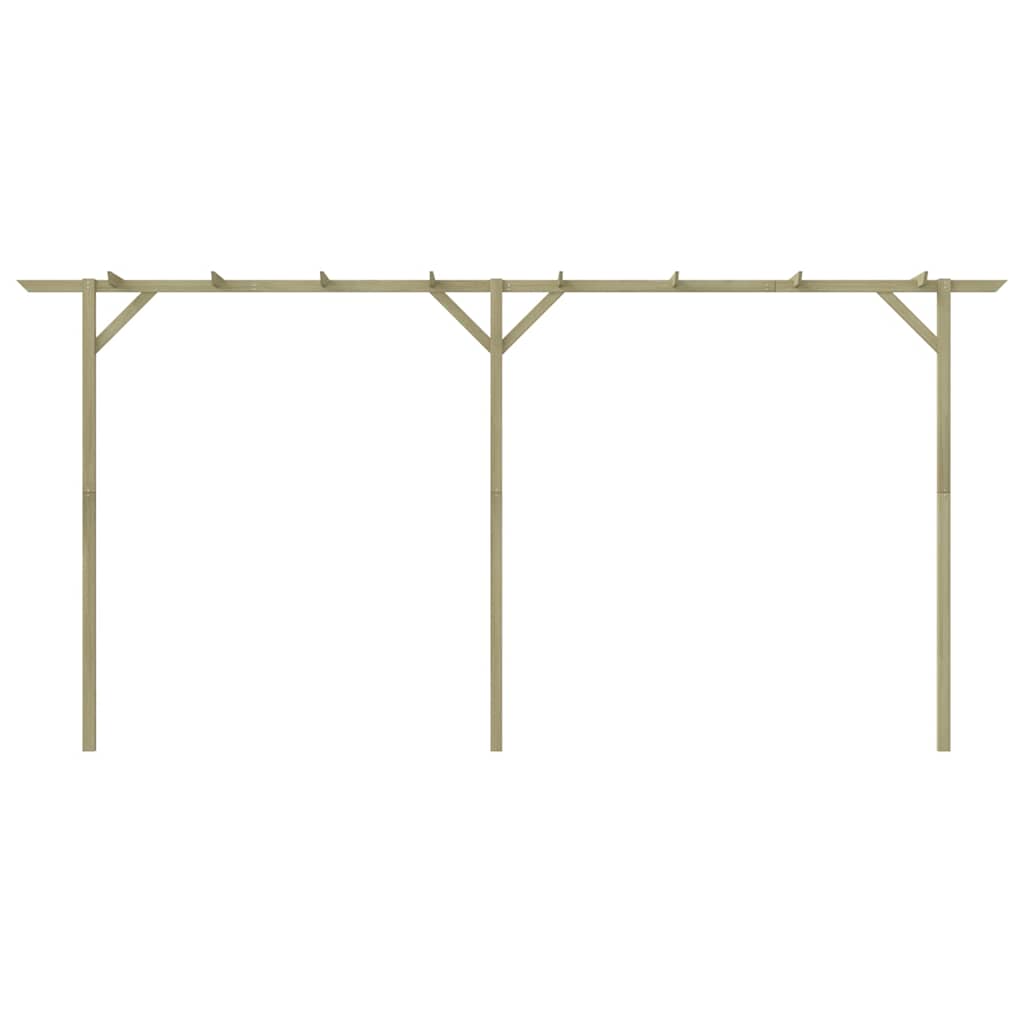 fa kerti pergola 410 x 40 x 203 cm