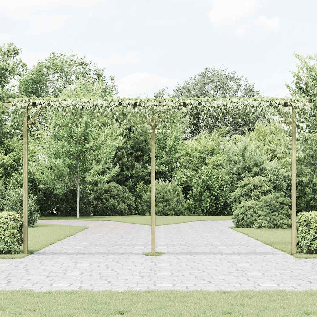 fa kerti pergola 410 x 40 x 203 cm