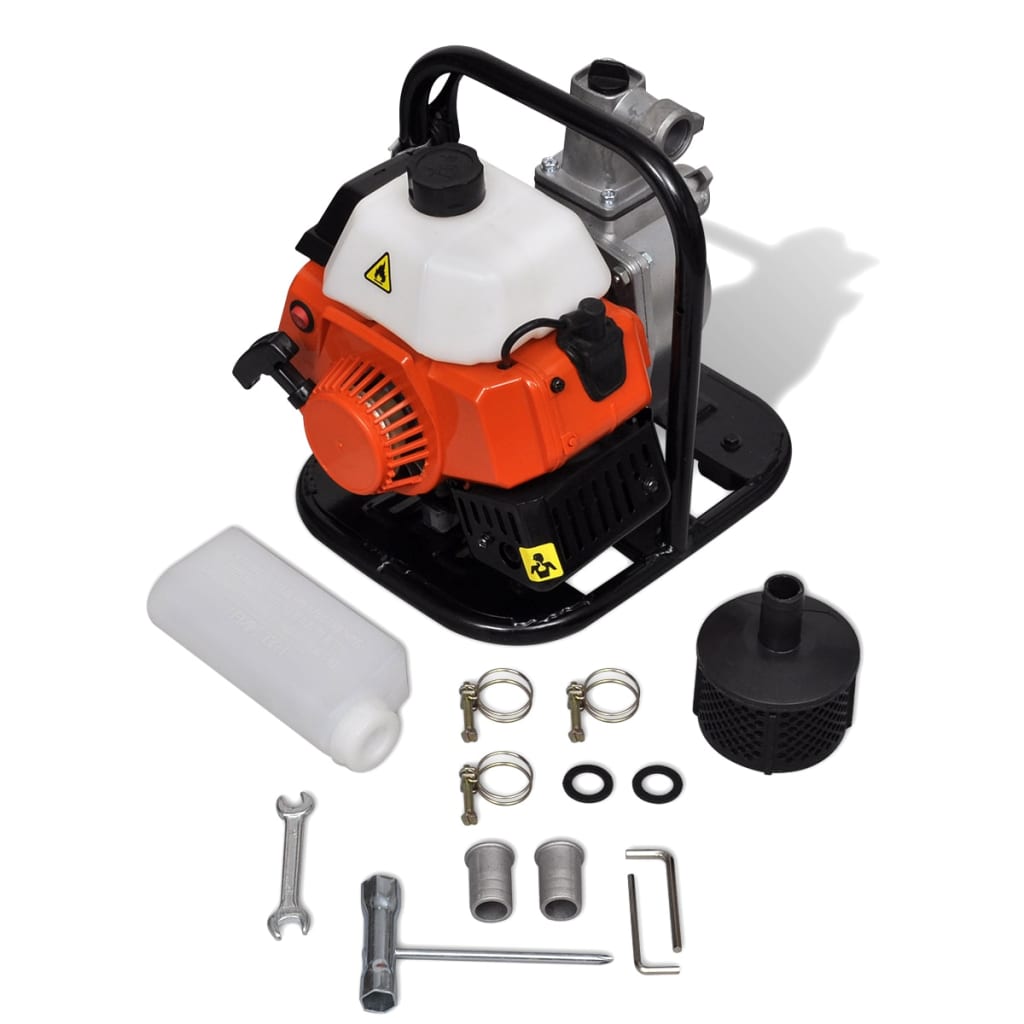 Kétütemű benzinmotoros vízszivattyú 1,2 kW 0,95 L