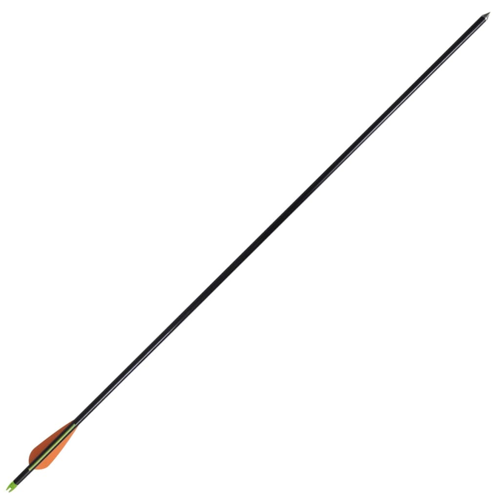 12 db standard csigás íj üvegszálas nyílvesszők 30" 0,8