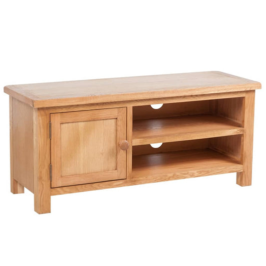tömör tölgyfa TV szekrény 103 x 36 x 46 cm