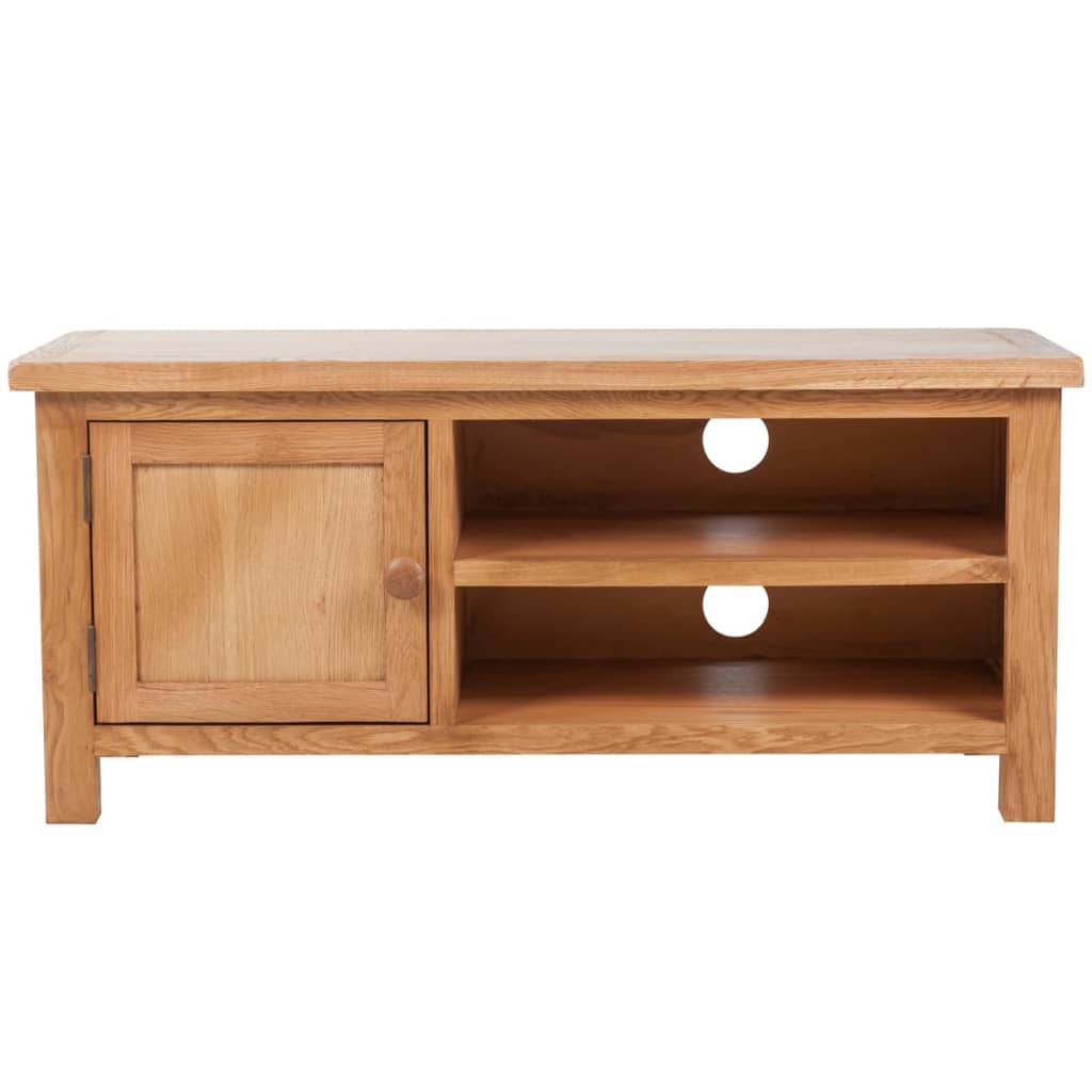 tömör tölgyfa TV szekrény 103 x 36 x 46 cm