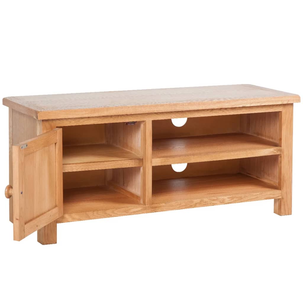 tömör tölgyfa TV szekrény 103 x 36 x 46 cm