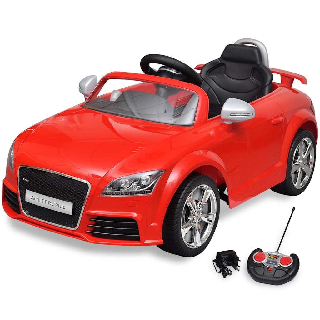 Audi TT RS Elektromos kisautó távirányítóval piros