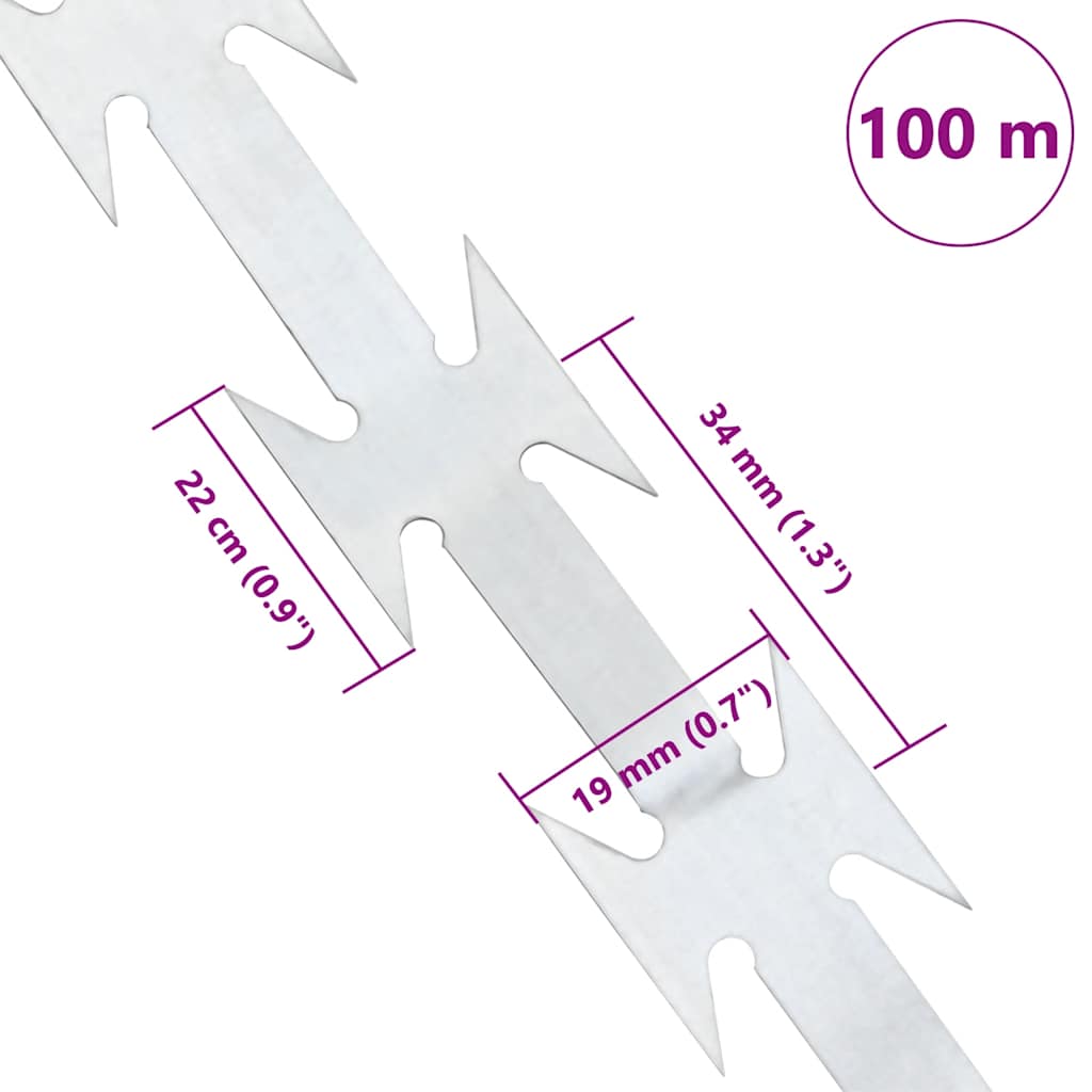 BTO-22 acél szögesdrót 100 m
