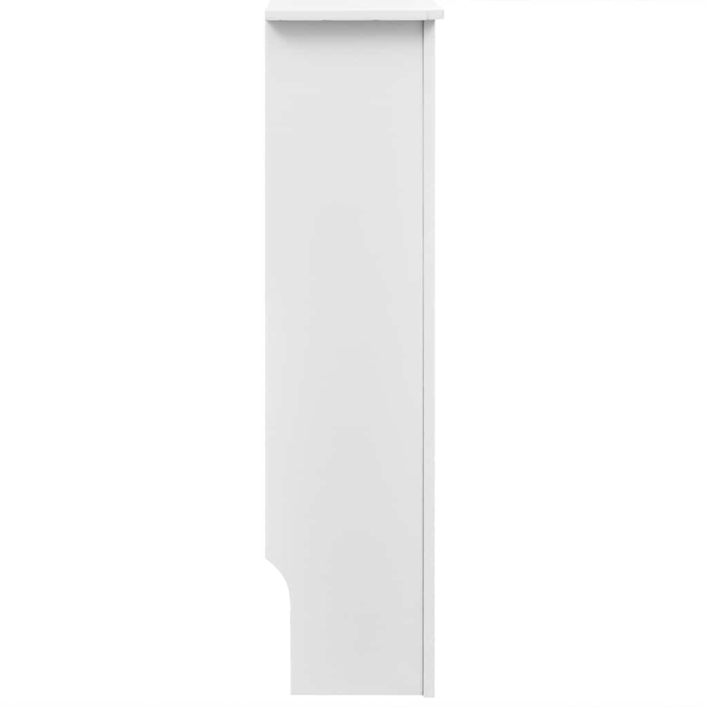 Fehér szerelt fa radiátorburkolatos szekrény 152 cm
