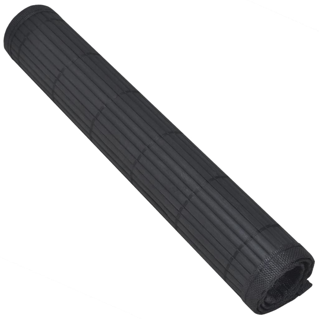 6 db bambusz alátét 30 x 45 cm fekete