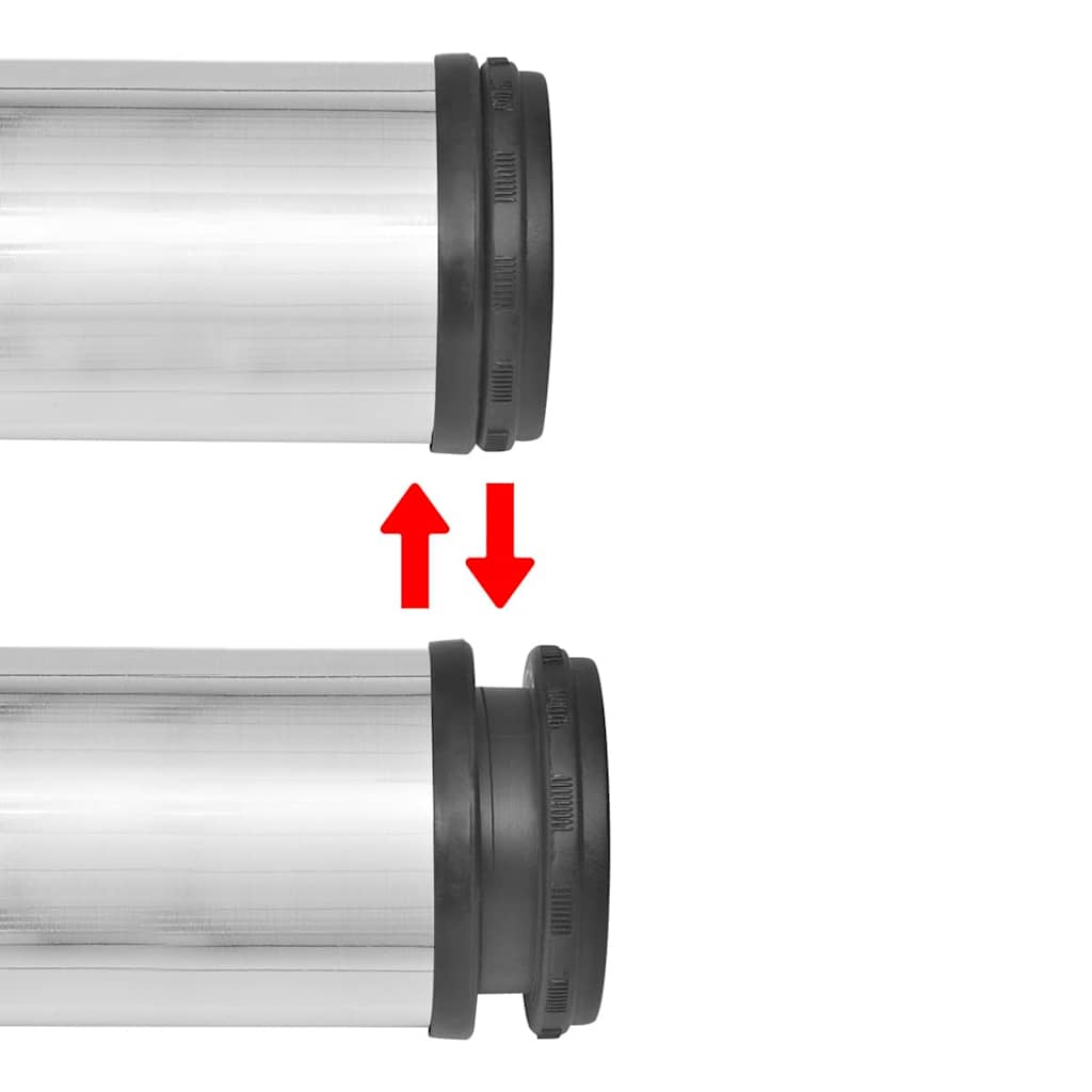 4 db állítható magasságú csiszolt nikkel asztalláb 710 mm