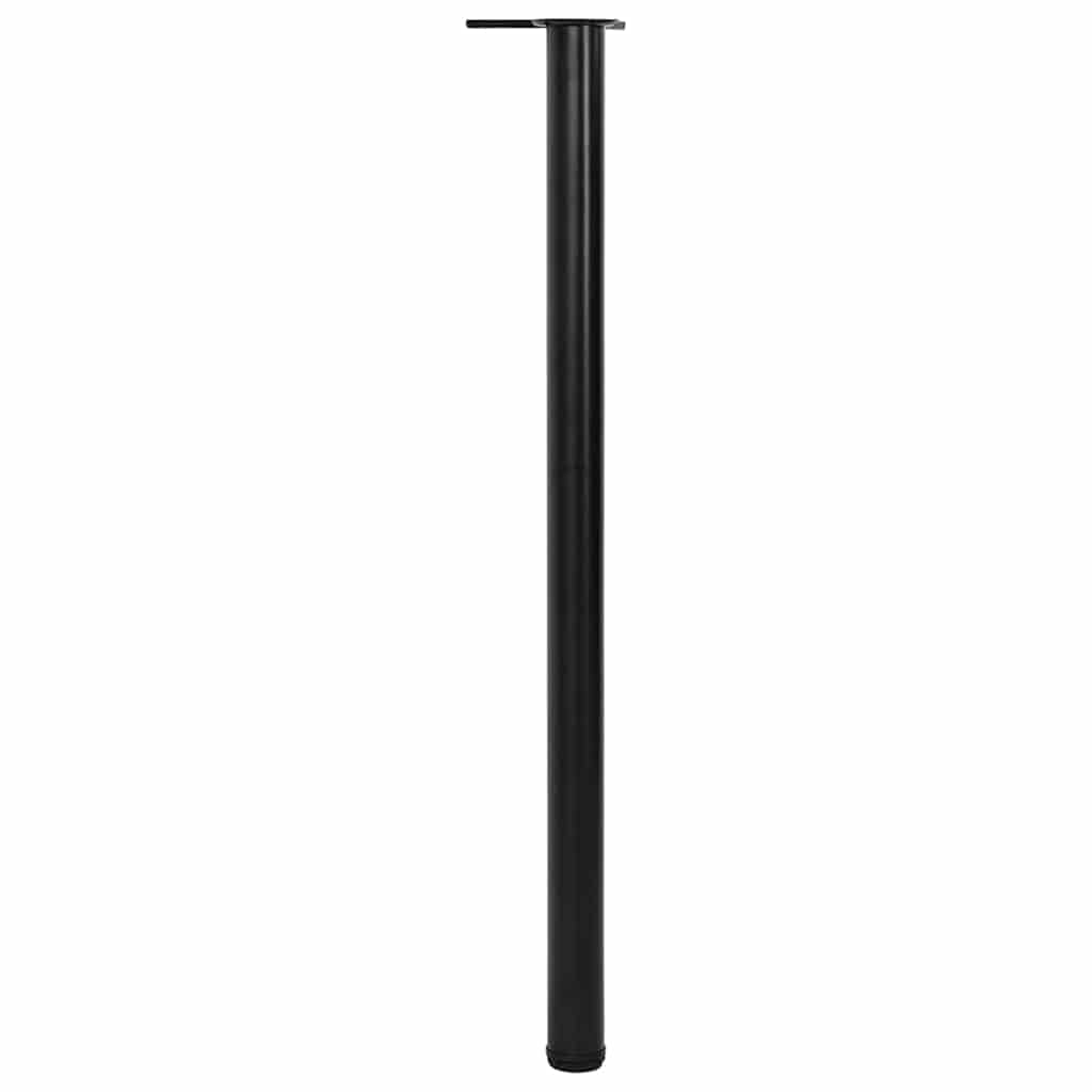 4 db állítható magasságú fekete asztalláb 1100 mm
