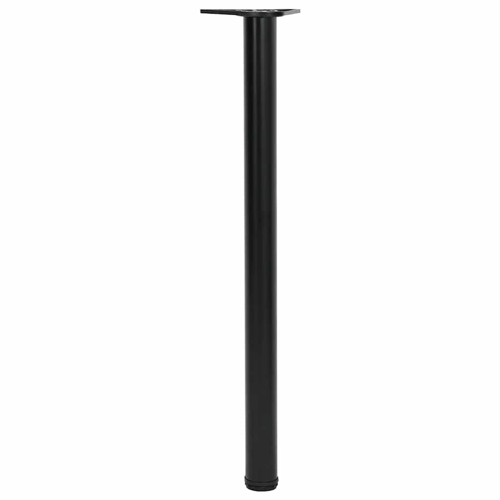 4 db állítható magasságú fekete asztalláb 870 mm