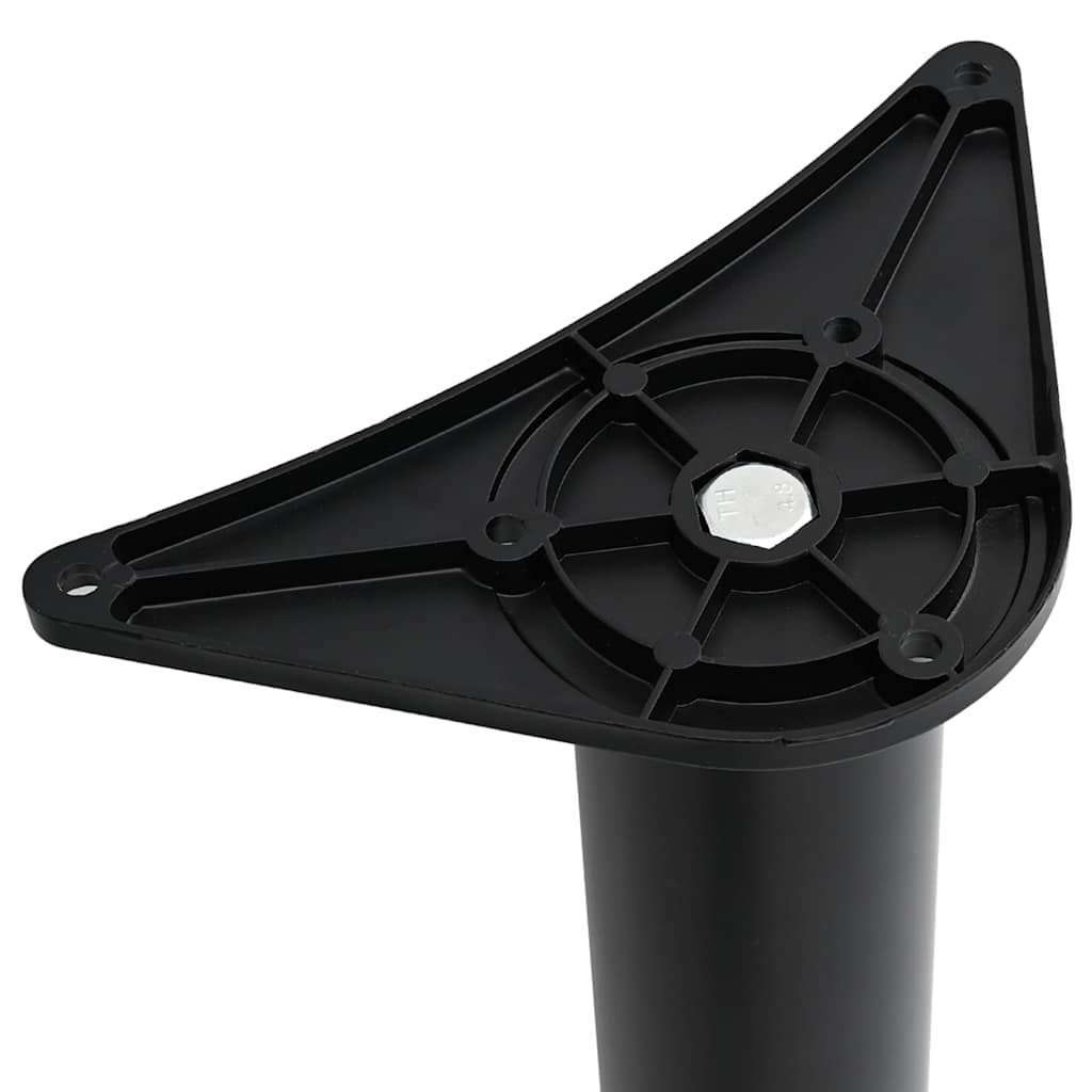 4 db állítható magasságú fekete asztalláb 870 mm