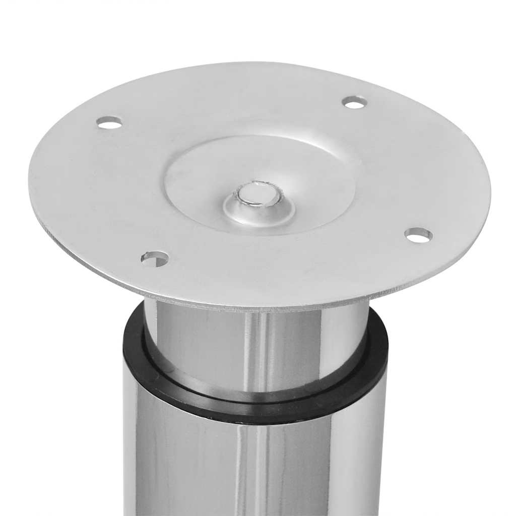 2 teleszkópos asztalláb 710 mm - 1100 mm Króm