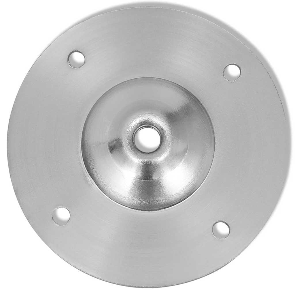 2 teleszkópos asztalláb 710 mm - 1100 mm rozsdamentes acél