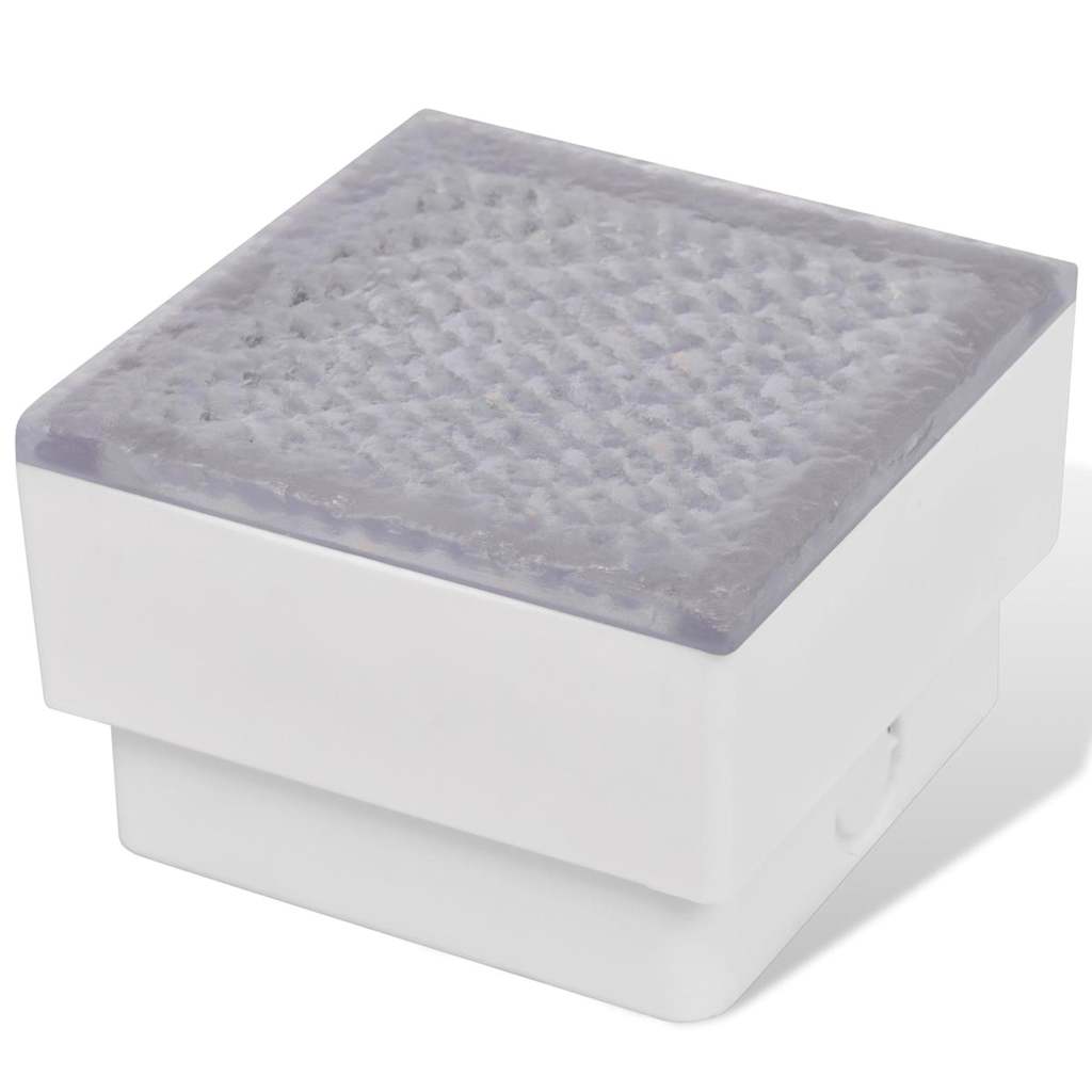 2 db LED földbe építhető izzó / kültéri lámpa 100 x 100 x 68 mm